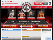Tablet Screenshot of muscularstrength.com